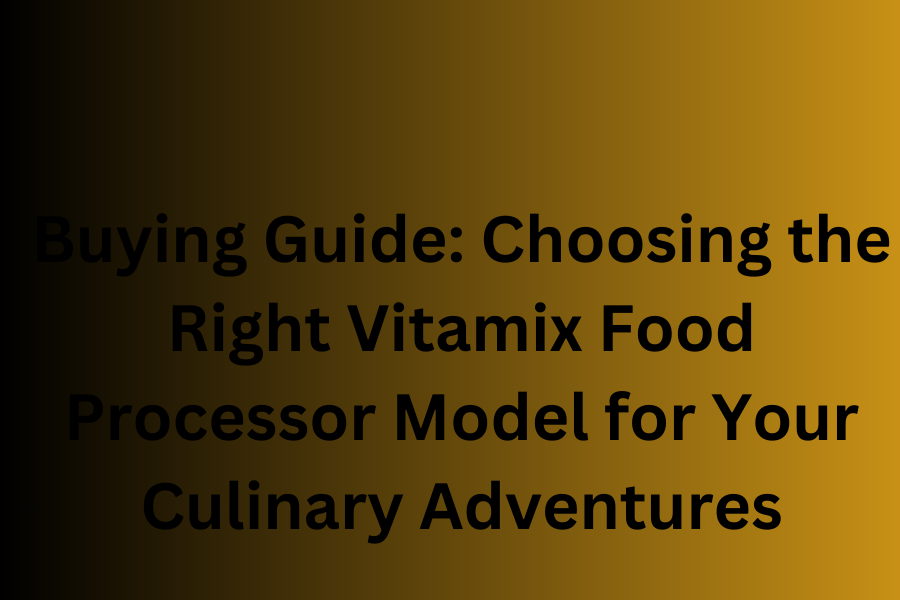 vitamix food processor