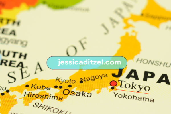 Map of Japan with Highlight on ㅡ먀켜겨