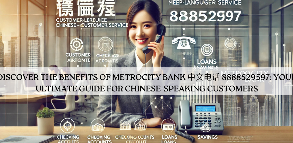 metrocity bank 中文电话 8888529597​