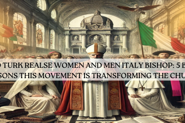 gilo turk realse women and men italy bishop